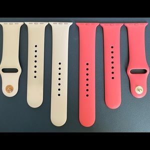 Apple watch sports band +  usb charging cable (both oem)